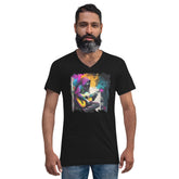 Ain't No Party Without Guitar Unisex Short Sleeve V-Neck T-Shirt - Beyond T-shirts